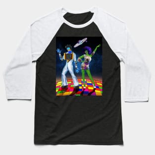 Alien disco Baseball T-Shirt